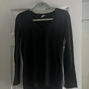 Buttery soft black long sleeved t